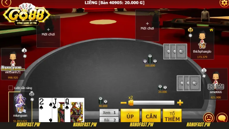 Cách Chơi Liêng Go88 - Hướng Dẫn Chi Tiết Dành Cho Tân Thủ 5 Lựa chọn bàn phù hợp với số tiền