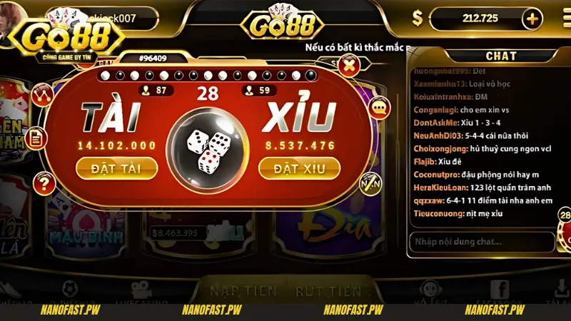 Tài Xỉu Go88 - Luật chơi đơn giản, trả thưởng cao 1 Giới thiệu và hướng dẫn cách chơi Tài xỉu Go88